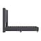 Flash Furniture Gray Queen Platform Bed with Tufted Headboard YK-1077-GY-Q-GG - alternate 7